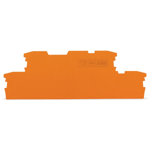 End and intermediate plate 1 mm thick orange image 3