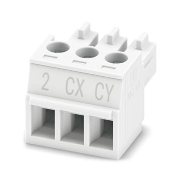 MC 1,5/ 3-ST-3,81 WH BD:2-CY - PCB connector image 1