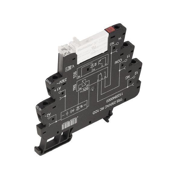 Relay module, 230 V AC ±10 %, Green LED, Rectifier, RC element, 1 CO c image 1