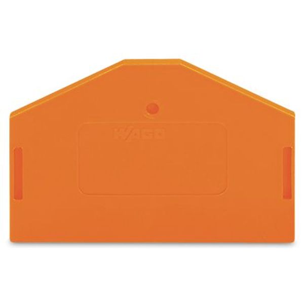 End and intermediate plate 2.5 mm thick orange image 1