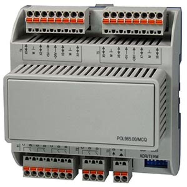 POL965.00/STD - Climatix POL965.00/STD I/O extension module; 24 VAC/DC; 15 I/O; Peripheral bus image 1