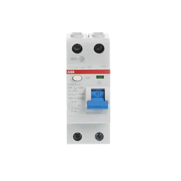 F202 A-40/0.5 Residual Current Circuit Breaker 2P A type 500 mA image 8