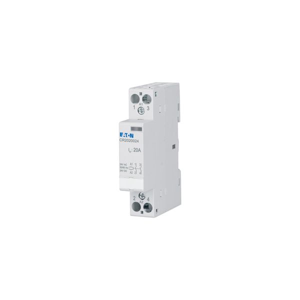 Installation contactor, 20A, 24V AC/DC, 2NO image 14