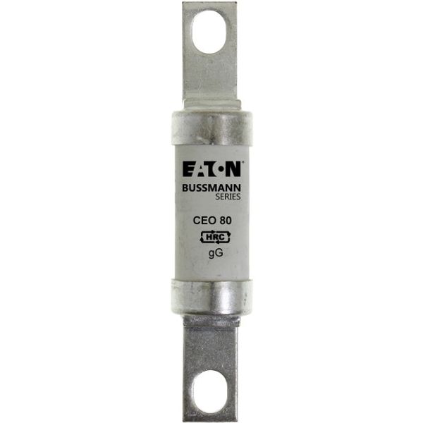 Fuse-link, LV, 80 A, AC 500 V, BS88/A4, 25 x 110 mm, gL/gG, BS image 2