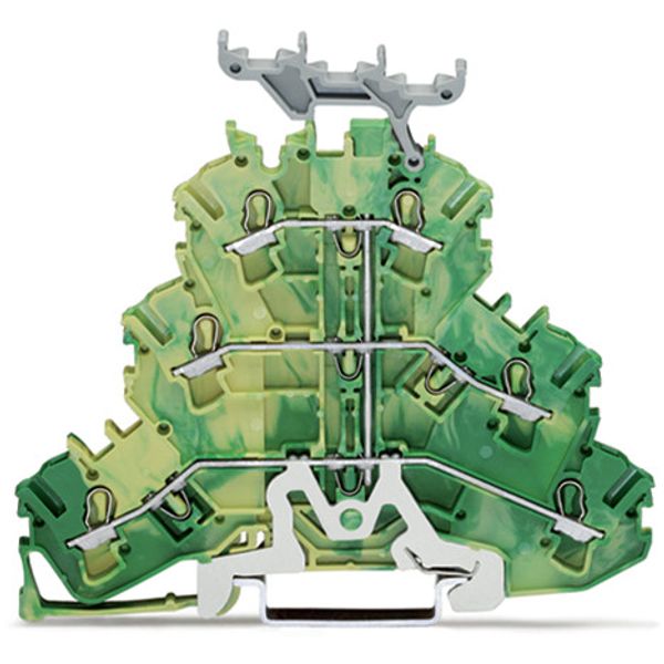 Triple-deck terminal block 6-conductor ground terminal block 2.5 mm² g image 2