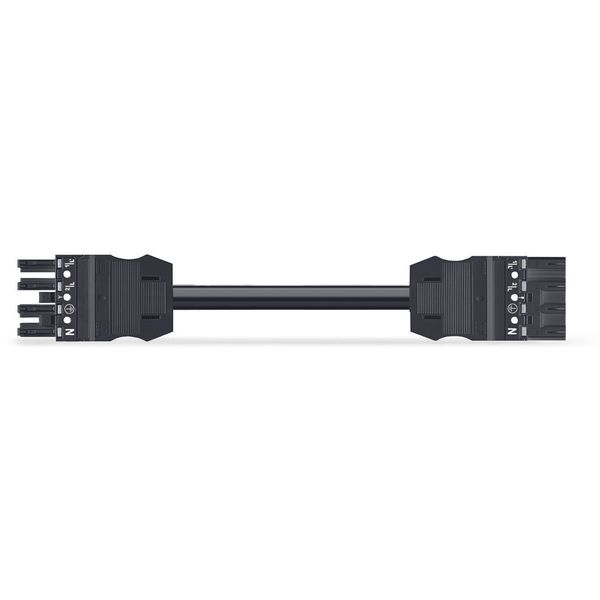 pre-assembled interconnecting cable;Eca;Socket/plug;light green image 2