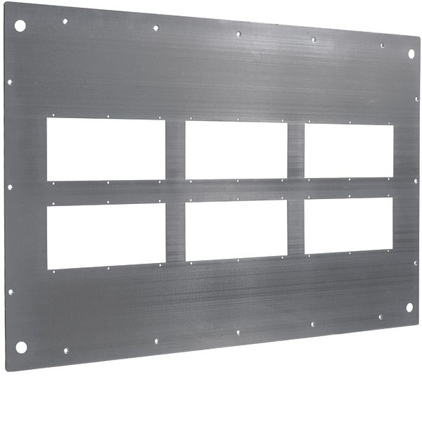 Cover plate slotted IP41 1100x600 (WxD) galvanised image 1