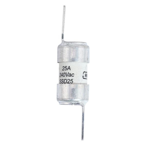 Fuse-link, LV, 25 A, AC 240 V, BS88/E1, 12 x 47 mm, gL/gG, BS image 6