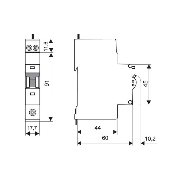 Combined MCB/RCD (RCBO) C40/03A, 6kA, 40øC image 4