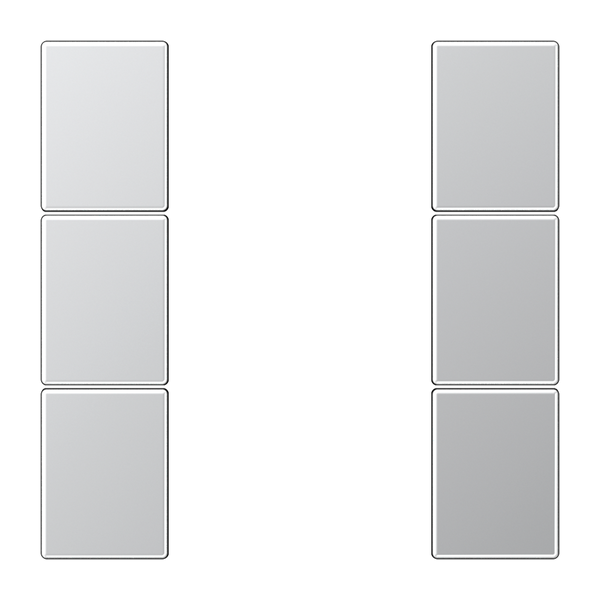 Push button KNX Cover kit-3, complete, alum. image 2