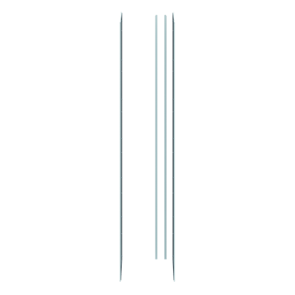 TZX012S Side wall, 1850 mm x 7 mm x 400 mm, Isolated (Class II), IP55 image 14