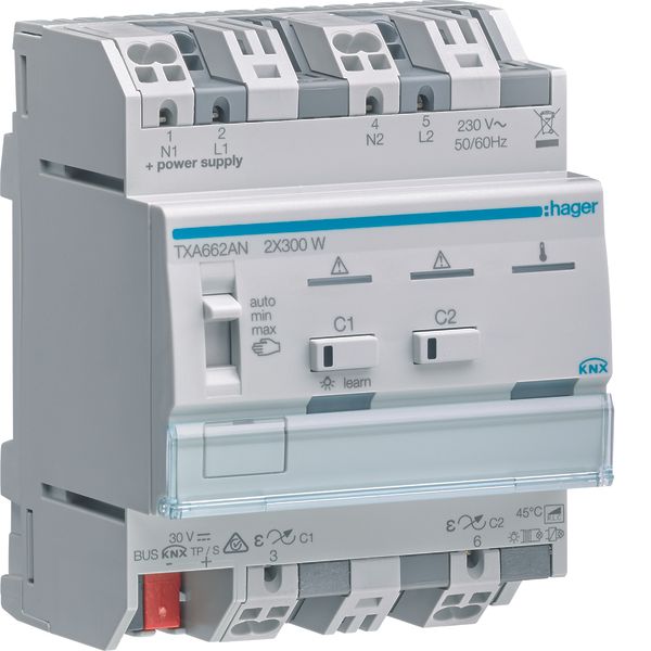 DIMMER 2 CHANNELS 300W NE PARAL image 1