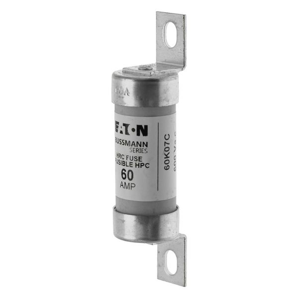 Fuse-link, LV, 60 A, AC 600 V, DC 250 V, HRCII-C, 22 x 87 mm, CSA image 9