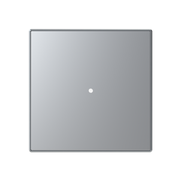 SR-1-85PL Cover plate - free@home / KNX 1-gang sensors - Silver for Switch/push button Single push button Silver - Sky Niessen image 1