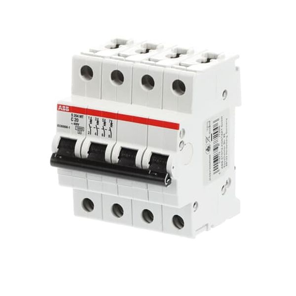 S204MT-K1 Miniature Circuit Breaker - 4P - K - 1 A image 2