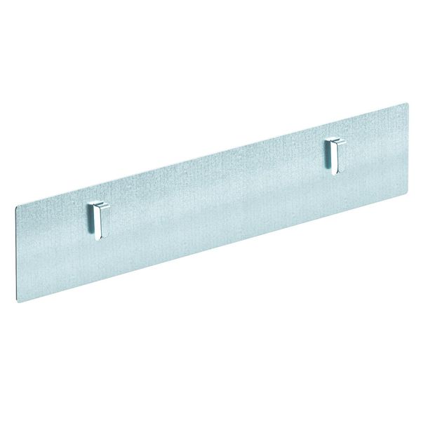 GR-KS FS  Sign holder, for grid gutters, 252x45, Steel, St, strip galvanized, DIN EN 10346 image 1