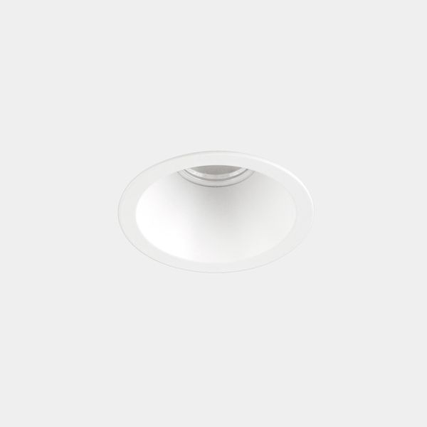 Downlight Play High Visual Comfort Mini Round Fixed 1.5W LED neutral-white 4000K CRI 80 7.6º White IP54 116lm image 1