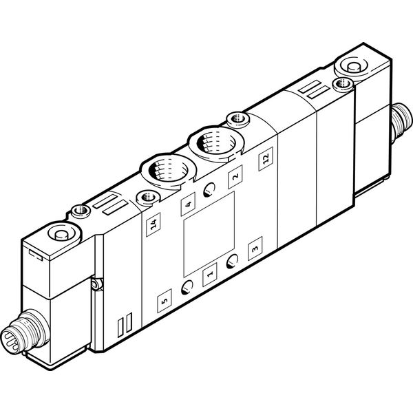 CPE10-M1CH-5/3GS-M7 Air solenoid valve image 1