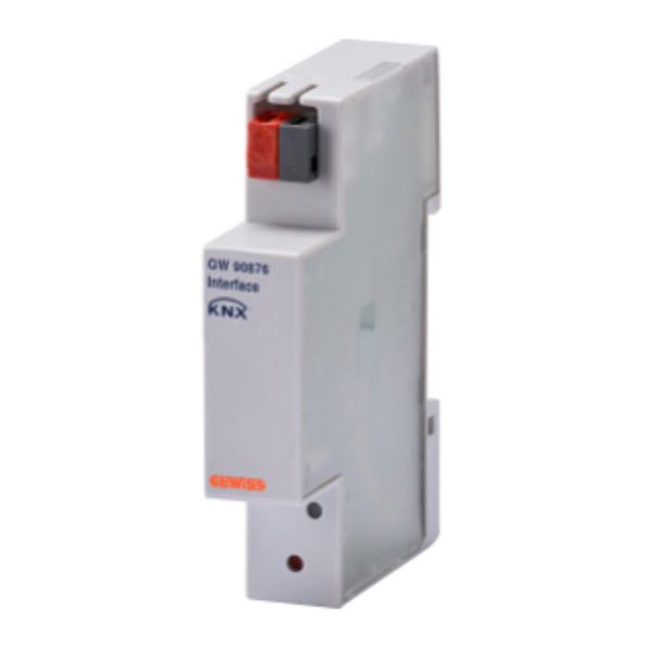 KNX INTERFACE FOR ENERGY METER - IP20 - 1 MODULE- DIN RAIL MOUNTING image 1