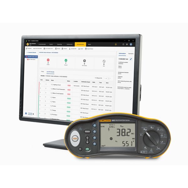 1663 SCH FTT KIT FLUKE 1663 SCH KIT,INSTALLATION TESTER + TRUTEST ADV. image 1