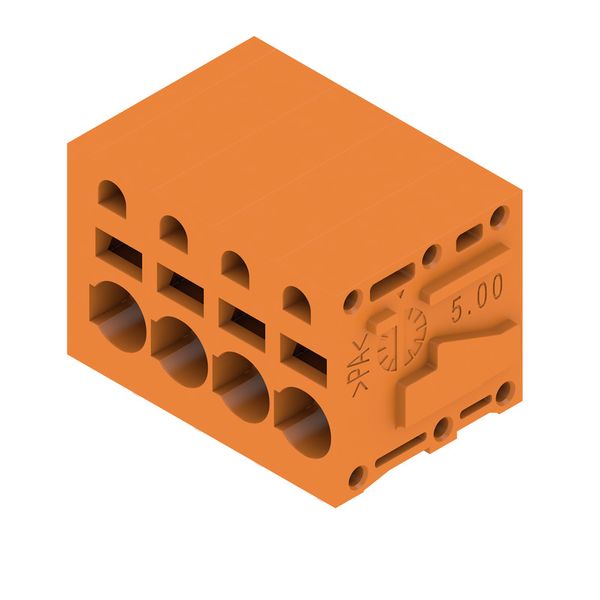 PCB terminal, 5.00 mm, Number of poles: 4, Conductor outlet direction: image 3