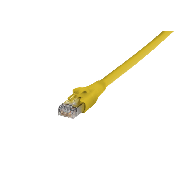 Patch cord Cat.6A AWG 27, 5.0 m yellow, cULus image 3