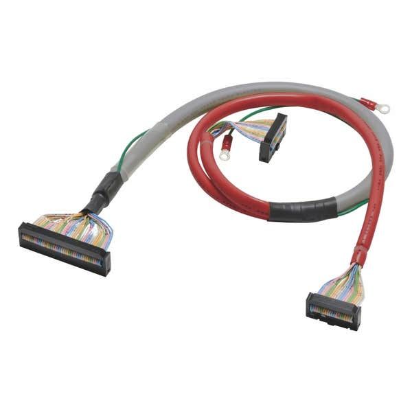 Cable with MIL connectors (1:2) PNP 32 Input Points, 500 mm and 250 mm length (D1) XW2Z8030D image 1