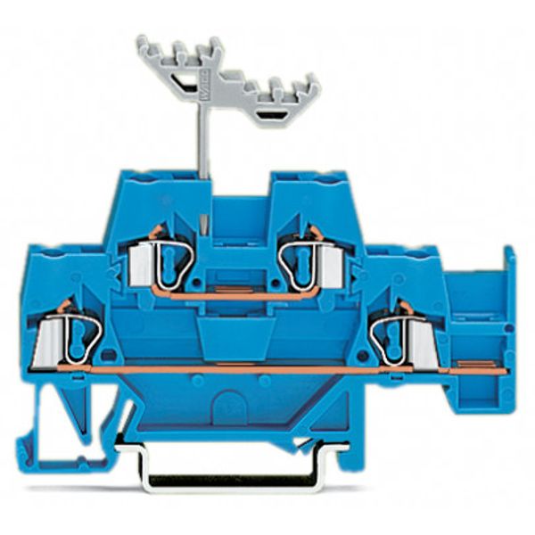 Double-deck terminal block Through/through terminal block with additio image 2