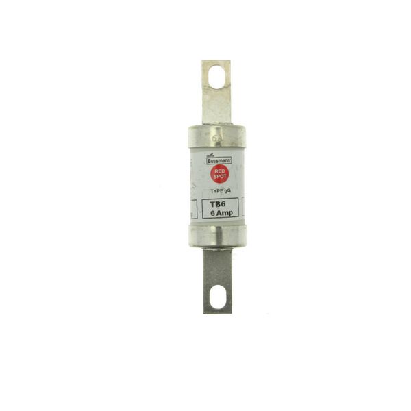 Fuse-link, low voltage, 6 A, AC 660 V, DC 460 V, BS88, 27 x 112 mm, gL/gG, BS image 4