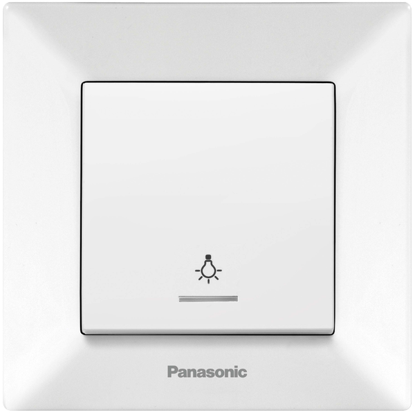 Arkedia White Illuminated Light Switch image 1