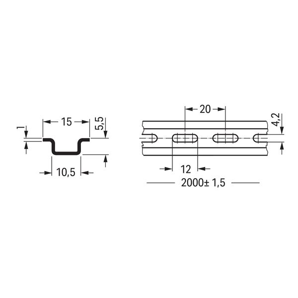 Steel carrier rail image 4