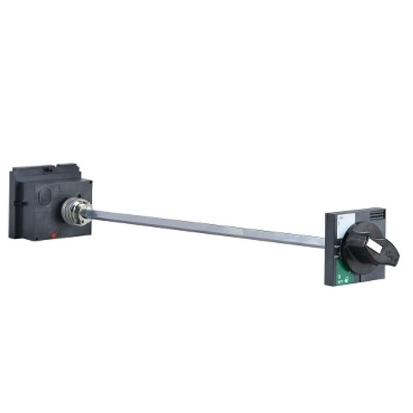 Extended rotary handle, TeSys GV5-GV7, black, padlockable, IP55 image 2