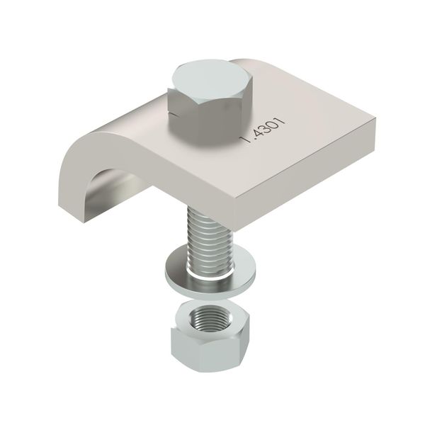 KWS 25 A2 Clamping profile with hexagon screw, h = 25 mm 60x50 image 1