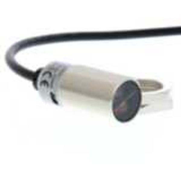 Photoelectric sensor, M18 threaded barrel, metal, red LED, background E3FB2028C image 3