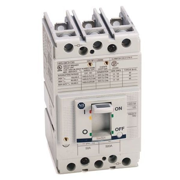 Allen-Bradley, 140G - Molded Case Circuit Breaker, G frame, 65 kA, T/M - Thermal Magnetic, Rated Current 30 A image 1