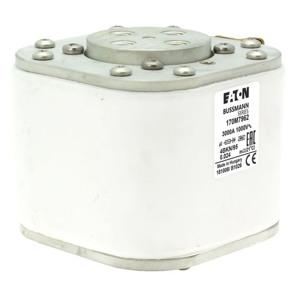 Fuse-link, high speed, 4000 A, AC 600 V, size 4, 120 x 105 x 170 mm, aR, IEC, single indicator image 15