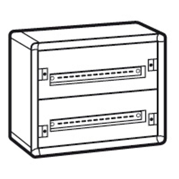 Fully modular metal cabinet XL³ 160 - ready to use - 2 rows - 450x575x147 mm image 1