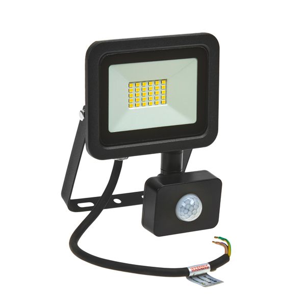 NOCTIS LUX 2 SMD 230V 20W IP44 WW black with sensor image 6