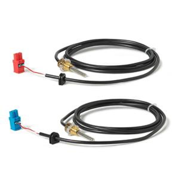 EZU10-2615 - Pair of temperature sensors Pt1000, length 26.5 mm, ø 5.2 mm, type DS, with screw connector  M10 × 1, cable image 1