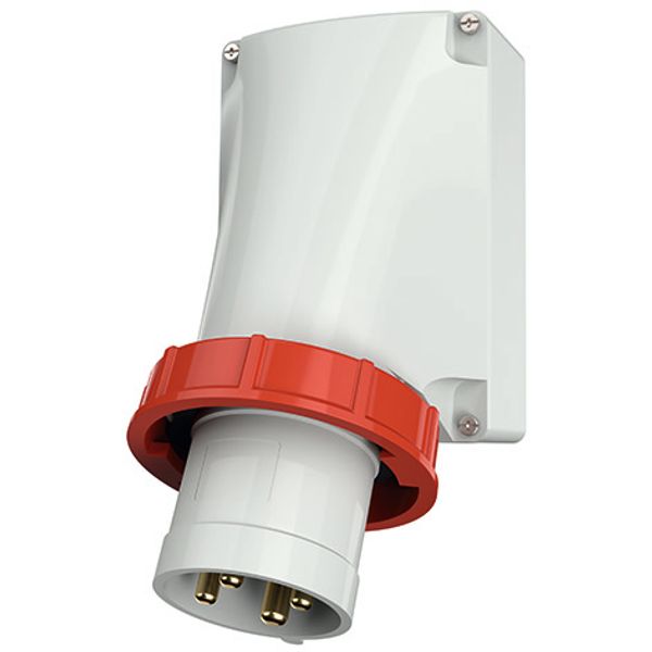 Wall mounted inlet, 63A4p6h400V, IP67 image 2