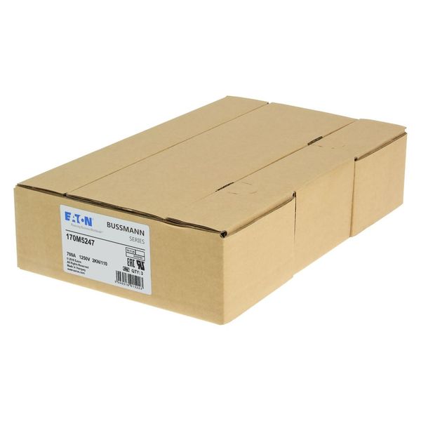 Fuse-link, high speed, 1100 A, AC 600 V, DIN 2, 61 x 77 x 138 mm, aR, DIN, IEC, single indicator image 11