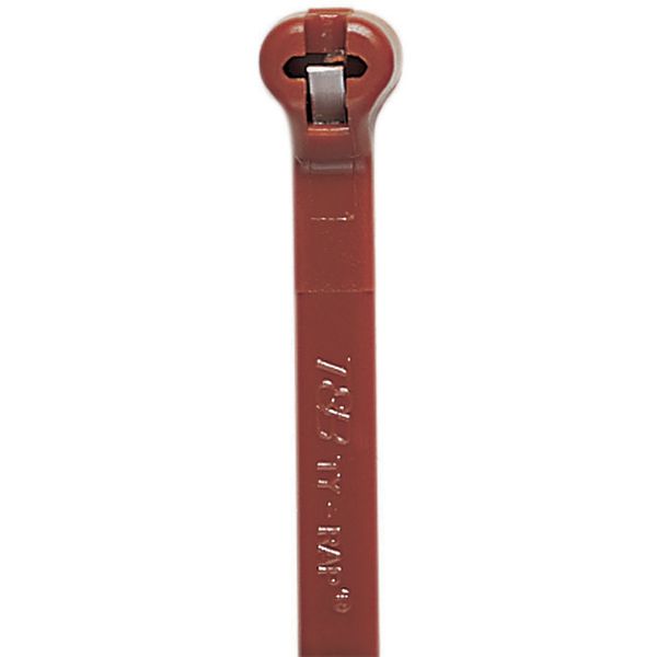 TY25M-1 CABLE TIE 50LB 7IN BROWN NYLON image 1