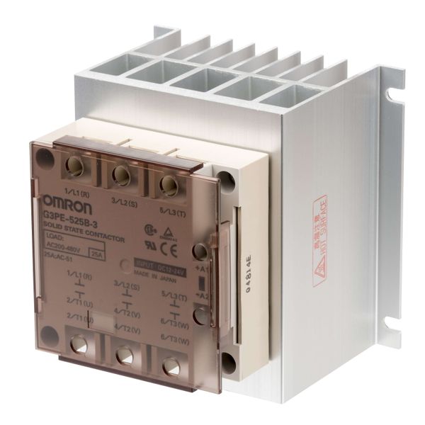 Solid-State relay, 2-pole, screw mounting, 35A, 528VAC max image 1