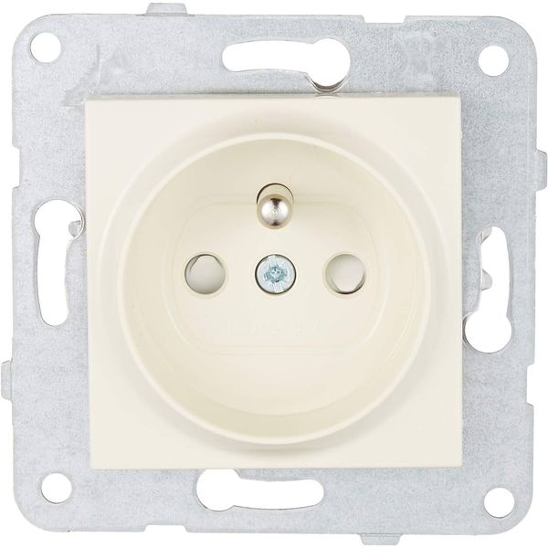 Karre-Meridian Beige (Quick Connection) Child Protected UPS Socket image 1