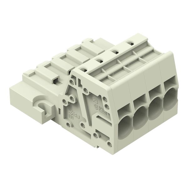 831-3204/109-000 1-conductor male connector; Push-in CAGE CLAMP®; 10 mm² image 1
