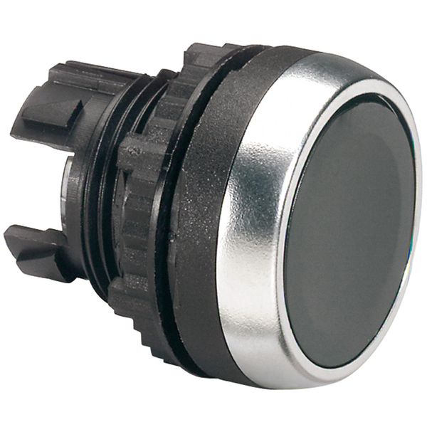 Osmoz non illuminated spring return head - flush - black image 1