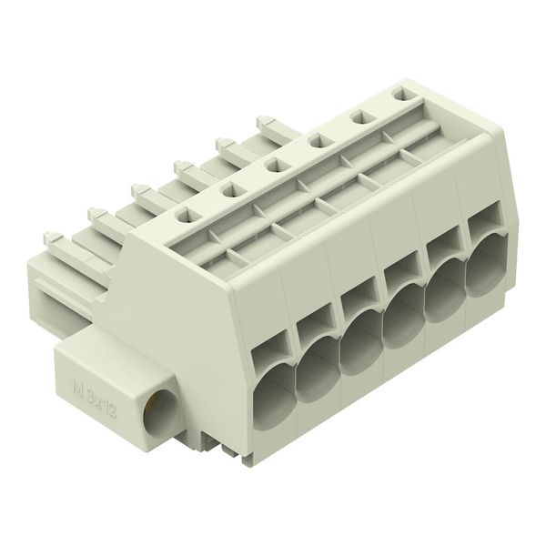 831-3106/107-000 1-conductor female connector; Push-in CAGE CLAMP®; 10 mm² image 1