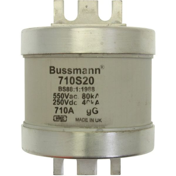 Fuse-link, low voltage, 710 A, AC 550 V, DC 250 V, BS88, 83 x 112 mm, gL/gG, BS image 18