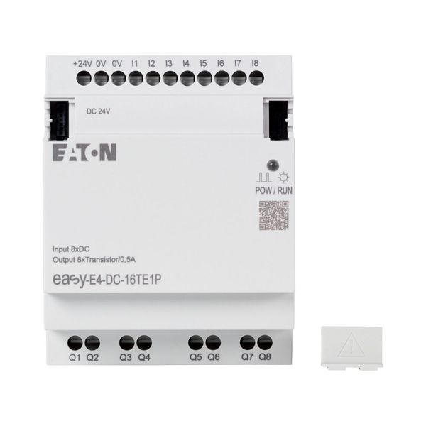 I/O expansion, For use with easyE4, 24 V DC, Inputs/Outputs expansion (number) digital: 8, Push-In image 14