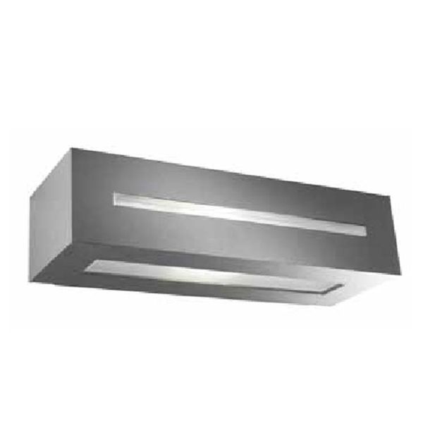 Wall fixture IP44 Alfil E27 23W Urban grey image 1